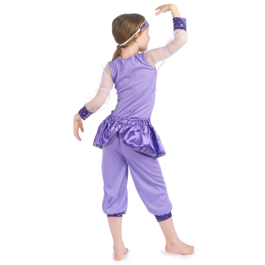 Déguisement Violet De Petite Danseuse Orientale 6 Déguisement Violet De Petite Danseuse Orientale – Image 4