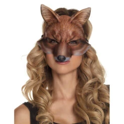 Demi Masque De Renard Pour Adulte