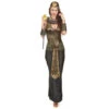 Elegant Costume Noir Et Doré De Reine Egyptienne 1 Elegant Costume Noir Et Doré De Reine Egyptienne -Boutique De Carnaval D'Halloween Elegant costume noir et dore de reine egyptienne