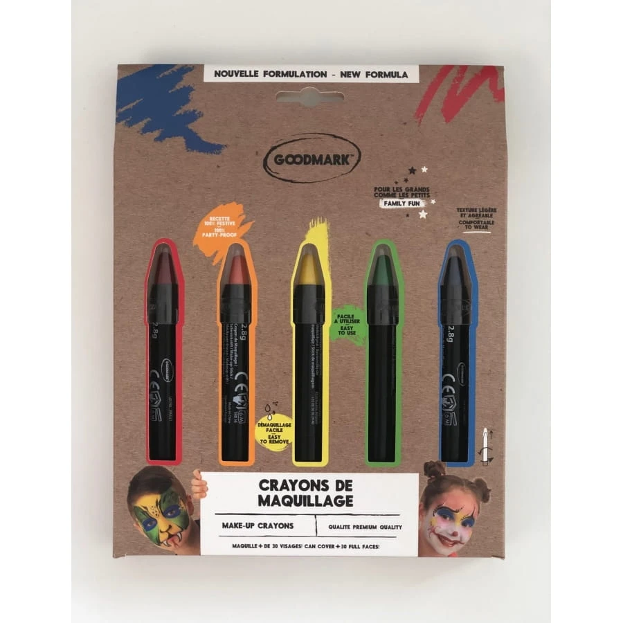Ensemble De 5 Crayons De Maquillage De 2,8 G 4 Ensemble De 5 Crayons De Maquillage De 2,8 G – Image 2