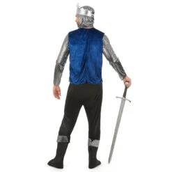 Ensemble De Chevalier Médiéval Bleu Pour Homme -Boutique De Carnaval D'Halloween Ensemble de chevalier medieval bleu pour homme 27119