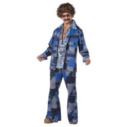 Ensemble Disco Camaïeu De Bleu Motifs Fleuris