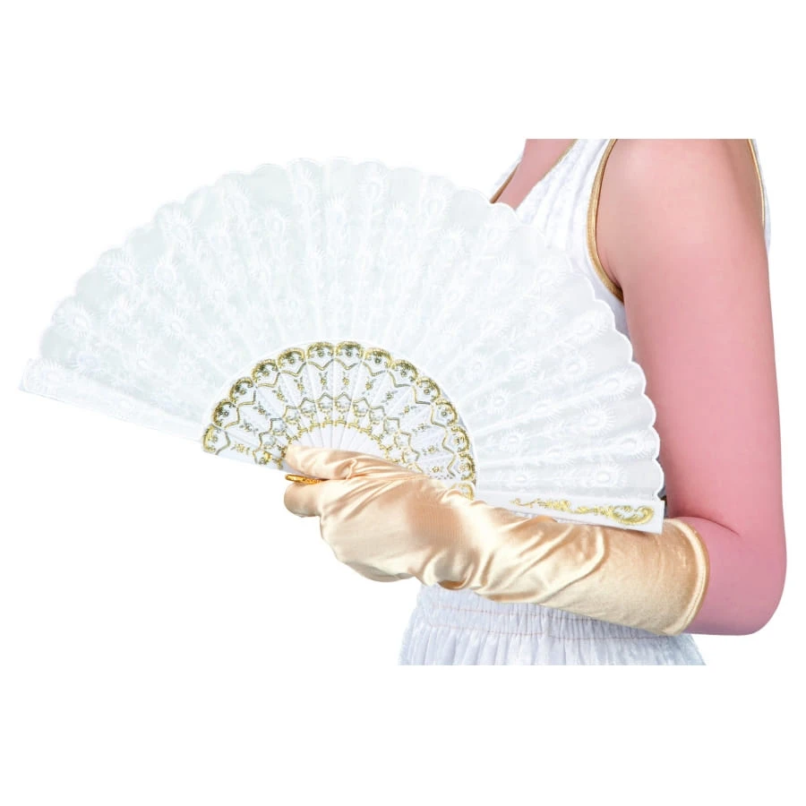 Eventail Blanc Uni En Plastique Rigide 3 Eventail Blanc Uni En Plastique Rigide