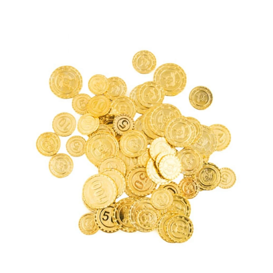 Fausse Monnaie Dorée De Pirate 3 Fausse Monnaie Dorée De Pirate