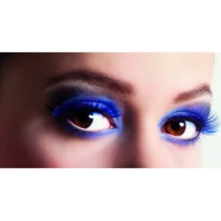 Faux-cils Bleus Autofixants -Boutique De Carnaval D'Halloween Faux cils bleus autofixants 116