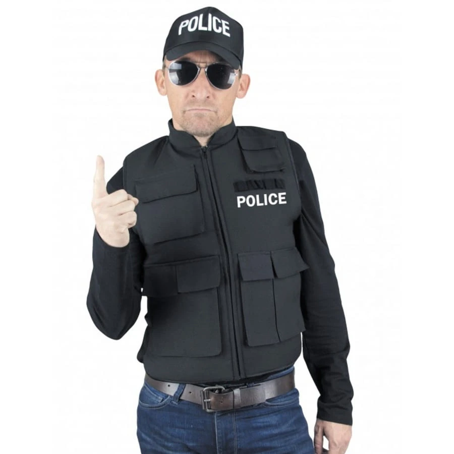 Faux Gilet Pare-balles De Policier 3 Faux Gilet Pare-balles De Policier