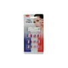 Faux Ongles Bleu Blanc Rouge 1 Faux Ongles Bleu Blanc Rouge -Boutique De Carnaval D'Halloween Faux ongles bleu blanc rouge