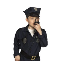 Déguisement D'agent Spécial Du FBI Pour Enfant 8 Déguisement D'agent Spécial Du FBI Pour Enfant -Boutique De Carnaval D'Halloween Faux talkie walkie de police pour enfant