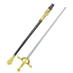 Déguisement De Napoléon Pour Enfant 11 Déguisement De Napoléon Pour Enfant -Boutique De Carnaval D'Halloween Fleuret avec manche dore en plastique