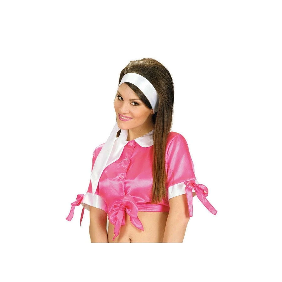 Foulard Bandeau En Satin Blanc Uni 3 Foulard Bandeau En Satin Blanc Uni