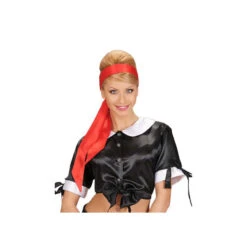 Foulard De Tête Rouge Satiné