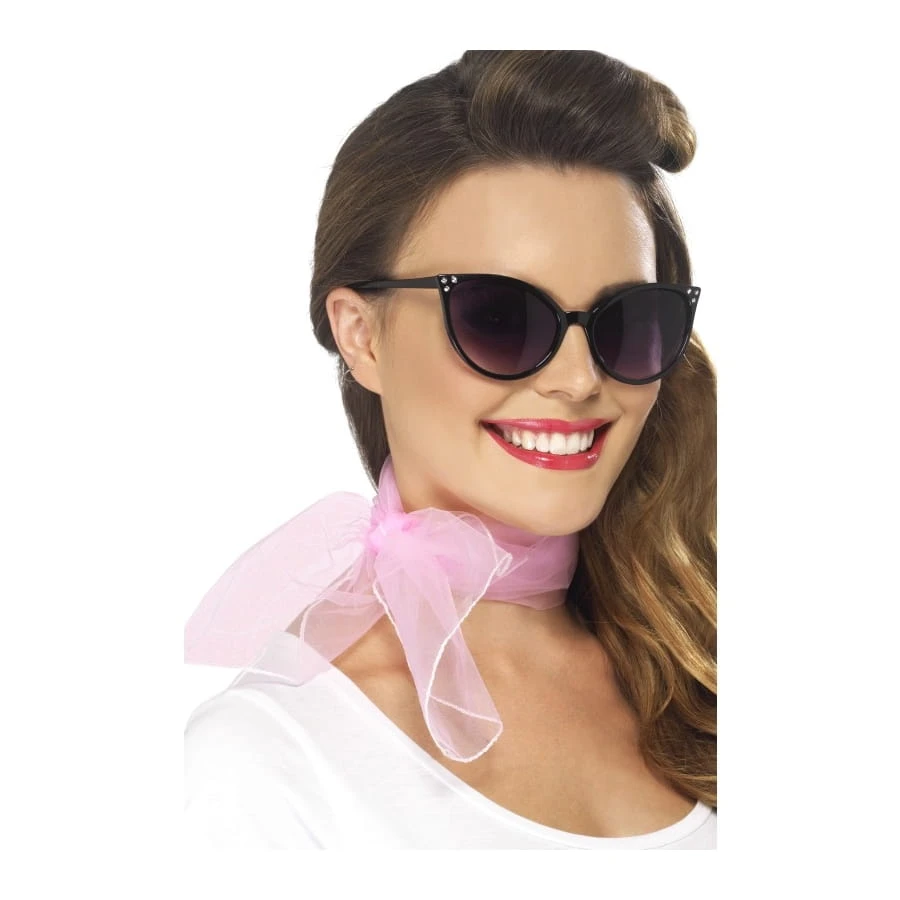 Foulard Rose Années 50 3 Foulard Rose Années 50