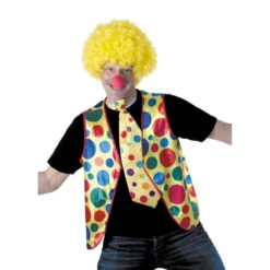 Gilet De Clown à Pois Colorés Pour Adulte