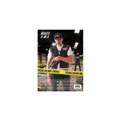 Gilet Noir FBI Pour Homme -Boutique De Carnaval D'Halloween Gilet noir fbi pour homme 31666