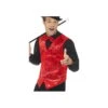 Gilet Rouge à Sequins Pour Homme -Boutique De Carnaval D'Halloween Gilet rouge a sequins pour homme