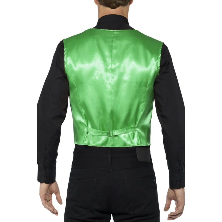 Gilet Vert à Sequins Pour Homme 4 Gilet Vert à Sequins Pour Homme – Image 2