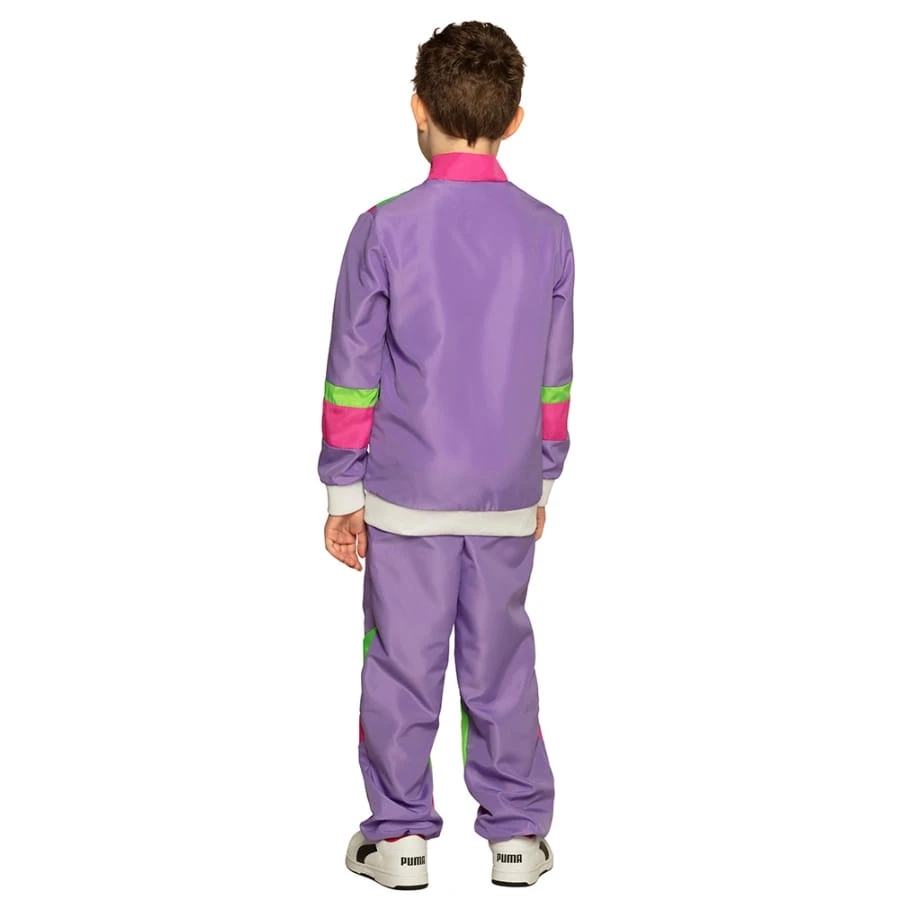 Jogging Années 80 Violet Pour Enfant 4 Jogging Années 80 Violet Pour Enfant – Image 2