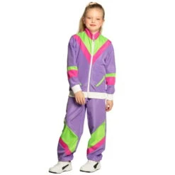 Jogging Années 80 Violet Pour Enfant 10 Jogging Années 80 Violet Pour Enfant -Boutique De Carnaval D'Halloween Jogging annees 80 violet pour enfant 64917