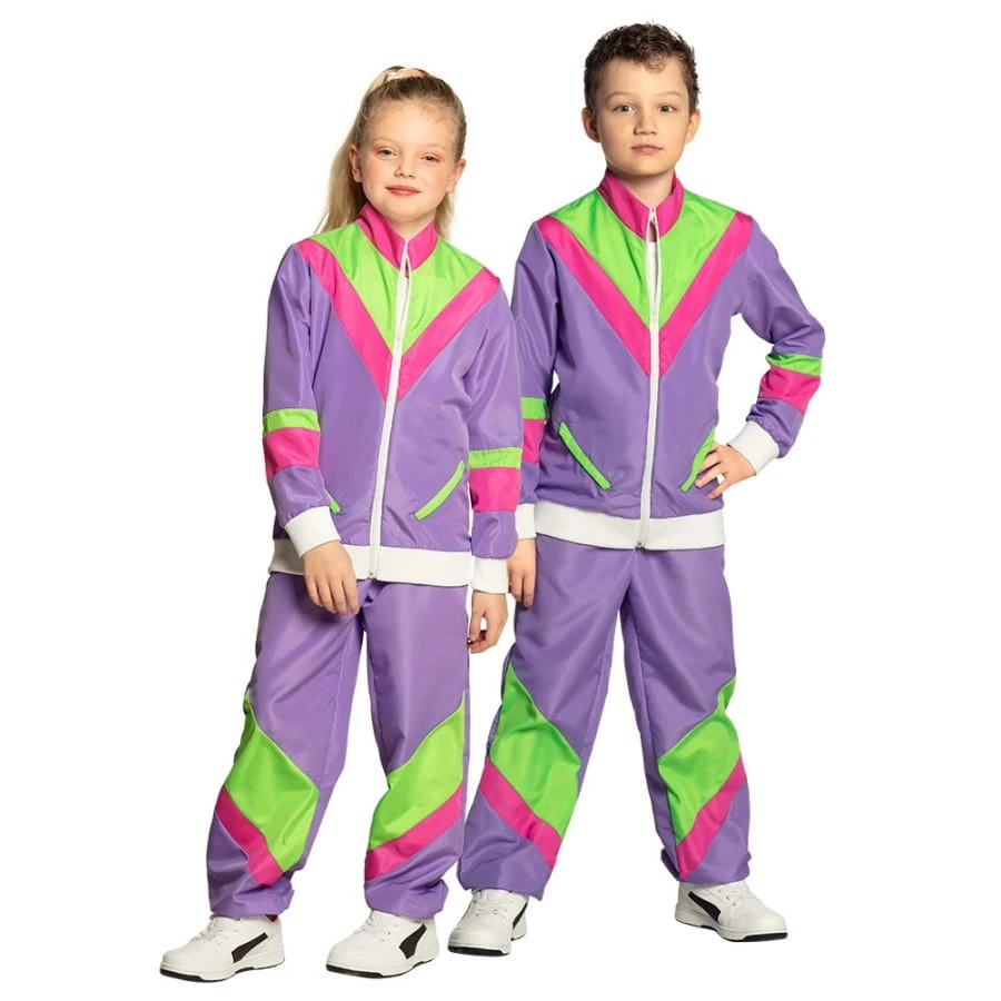 Jogging Années 80 Violet Pour Enfant 7 Jogging Années 80 Violet Pour Enfant – Image 5