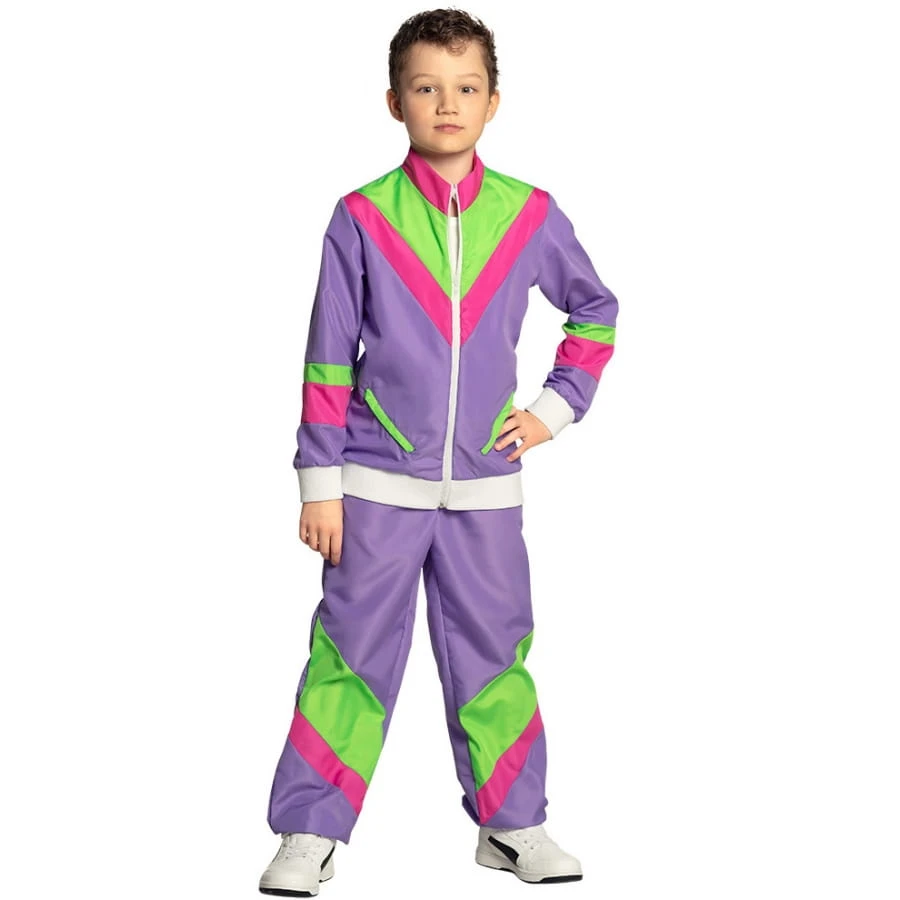 Jogging Années 80 Violet Pour Enfant 3 Jogging Années 80 Violet Pour Enfant