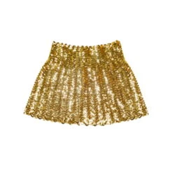 Jupe Disco Dorée à Sequins 7 Jupe Disco Dorée à Sequins -Boutique De Carnaval D'Halloween Jupe disco doree a sequins 62364
