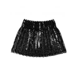 Jupe Disco Noire à Sequins -Boutique De Carnaval D'Halloween Jupe disco noire a sequins 62379
