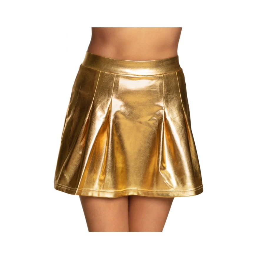 Jupe Dorée Métallisée 3 Jupe Dorée Métallisée
