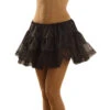 Jupon Noir Court Pour Femme -Boutique De Carnaval D'Halloween Jupon noir court pour femme 1