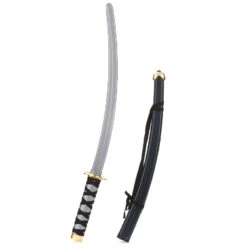 Costume De Guerrier Samourai Pour Homme -Boutique De Carnaval D'Halloween Katana en plastique avec etui 70cm 2