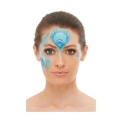 Kit De Maquillage De Paon Pour Femme 11 Kit De Maquillage De Paon Pour Femme -Boutique De Carnaval D'Halloween Kit de maquillage de paon pour femme 56859