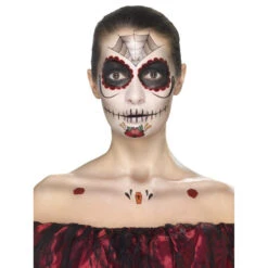 Kit De Maquillage Jour Des Morts, Décalcomanies -Boutique De Carnaval D'Halloween Kit de maquillage jour des morts decalcomanies 4