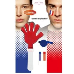 Kit De Supporter Francais, Calp Sifflet Et Stick