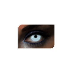 Lentilles Couleur Glow Uv White - Duree 1 An
