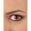 Lentilles Fond Rouge Pupille De Reptile