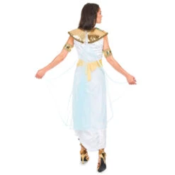 Long Déguisement D'égyptienne Blanc Et Doré 11 Long Déguisement D'égyptienne Blanc Et Doré -Boutique De Carnaval D'Halloween Long deguisement d egyptienne blanc et dore 12277