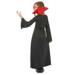 Long Déguisement Rouge Noir De Petite Vampiresse 8 Long Déguisement Rouge Noir De Petite Vampiresse -Boutique De Carnaval D'Halloween Long deguisement rouge noir de petite vampiresse 16686