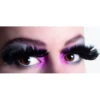 Longs Faux Cils De Plumes Noires -Boutique De Carnaval D'Halloween Longs faux cils de plumes noires