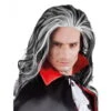 Longue Perruque Avec Mèches Blanches, Vampire -Boutique De Carnaval D'Halloween Longue perruque avec meches blanches vampire