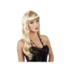 Longue Perruque Blonde Légèrement Ondulée, Frange