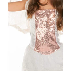 Longue Robe D'ange Pailletée Pour Enfant 10 Longue Robe D'ange Pailletée Pour Enfant -Boutique De Carnaval D'Halloween Longue robe d ange pailletee pour enfant 69581