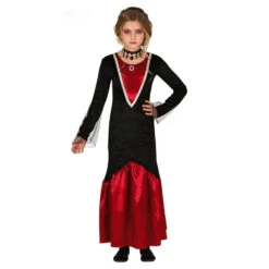 Longue Robe De Fille Vampire Pour Enfant