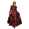 Longue Robe Rouge De Dame Du Farwest
