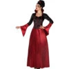 Longue Tenue De Vampire Effet Velours 2 Longue Tenue De Vampire Effet Velours -Boutique De Carnaval D'Halloween Longue tenue de vampire effet velours