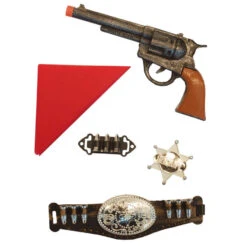 Tenue De Petit Cowboy Pour Enfant 7 Tenue De Petit Cowboy Pour Enfant -Boutique De Carnaval D'Halloween Lot de 5 accessoires pour petit cow boy