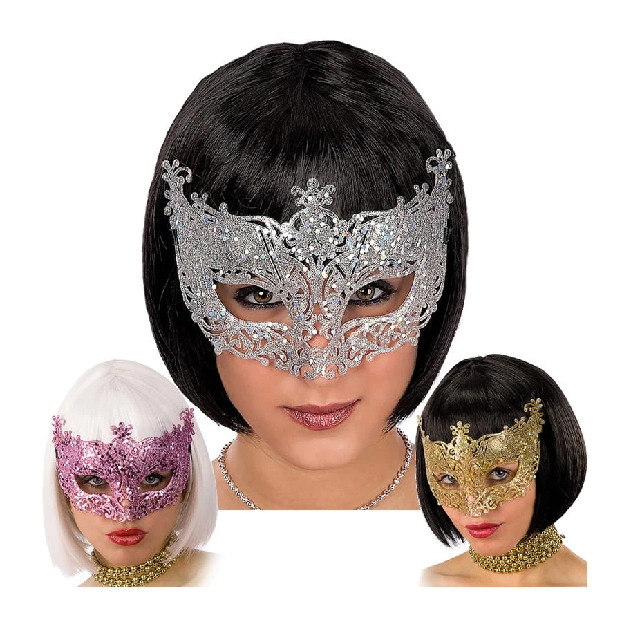 Loup Filigrane Sertit De Paillettes 3 Loup Filigrane Sertit De Paillettes