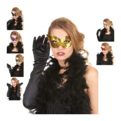 Loup Uni Recouvert De Sequins