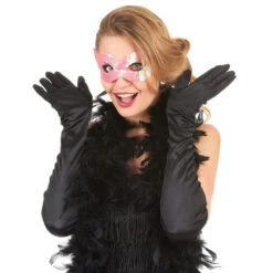 Loup Uni Recouvert De Sequins -Boutique De Carnaval D'Halloween Loup uni recouvert de sequins 45577