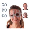 Lunettes âge Argenté Pailleté 2 Lunettes âge Argenté Pailleté -Boutique De Carnaval D'Halloween Lunettes age argente paillete