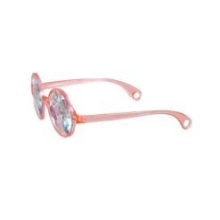 Lunettes Rondes à Prismes Couleur Rose 8 Lunettes Rondes à Prismes Couleur Rose -Boutique De Carnaval D'Halloween Lunettes rondes a prismes couleur rose 68956