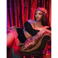 Luxueuse Tenue De Bohémienne Avec Traine 9 Luxueuse Tenue De Bohémienne Avec Traine -Boutique De Carnaval D'Halloween Luxueuse tenue de bohemienne avec traine 69521